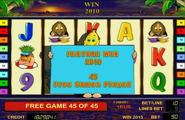 Играть в игровой автомат Бананы едут на Багамы