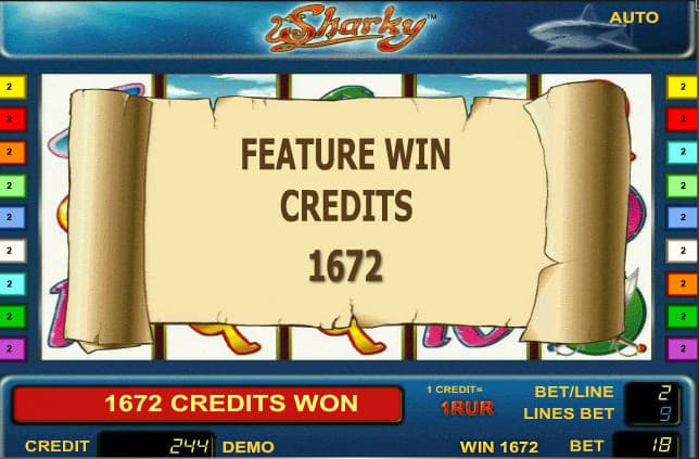 Играть в игровой автомат Sharky