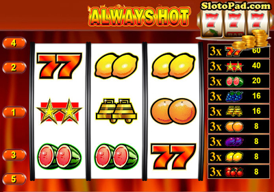 always hot игровой автомат без регистрации